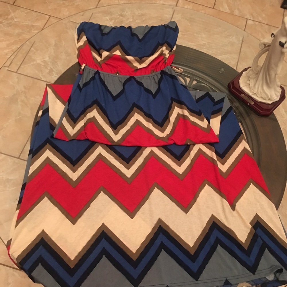 Women's casual tube top Maxi Dress Size L